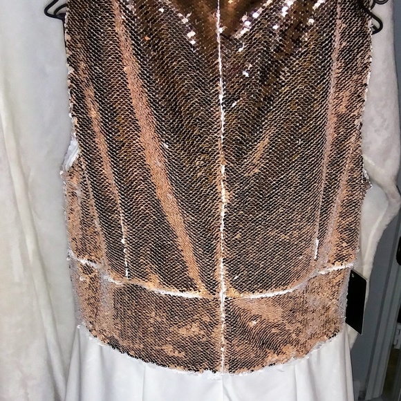 Stunning Brand New Boston proper lined sparkly jumpsuit - Picture 2 of 5